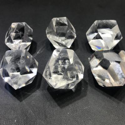 China Wholesale natural clear high quality double point healing china quartz crystal magic wands for feng shui for sale