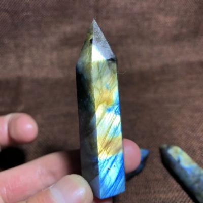 China Wholesale High Quality Crystal Labradorite Stone China Labradorite Crystal Point Magic Wands For Feng Shui for sale