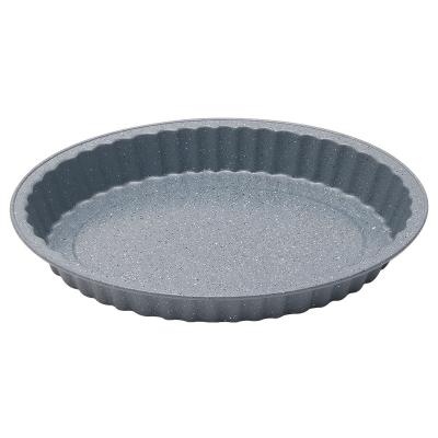 China Disposable and High Quality Baking Pressed Non Stick Pan Aluminum Pizza Pan for sale