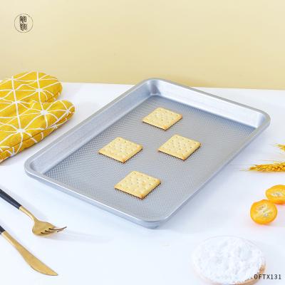 China Wholesale Custom Viable Rectangular Cookie Sheet Pans Baking Tray Non Stick Kitchen Tools Bread Baking Mold for sale