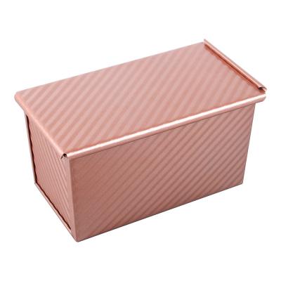 China Sustainable Hot Selling Multiple Choice Rectangular Cake Size Carbon Steel Size Tool Bread Loaf Baking Pan for sale