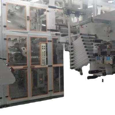 China Factory Good Quality Small Scale Baby Diaper Making Machine Diaper Production Line for sale