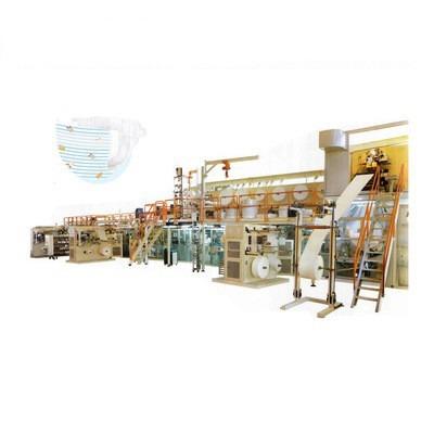 China Factory Servo Full Automatic Full Disposable Menstrual Pants Adult Diaper Making Machine Manufacturer for sale