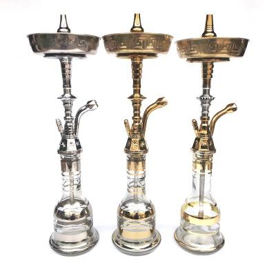 China Zinc/Egypt copper top high quality copper pipe wholesale hookah shisha tunisia gold hookah for sale