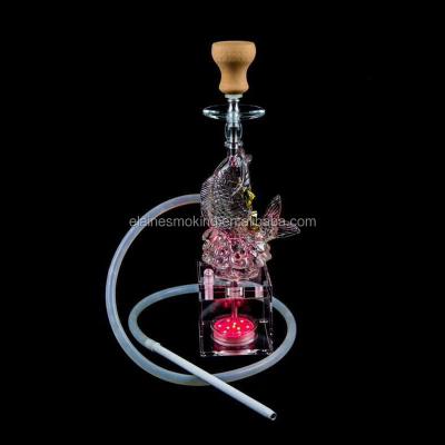 China Electronic Hookah Smooking Shisha Shisha With Led Fish Shisha Hookah for sale