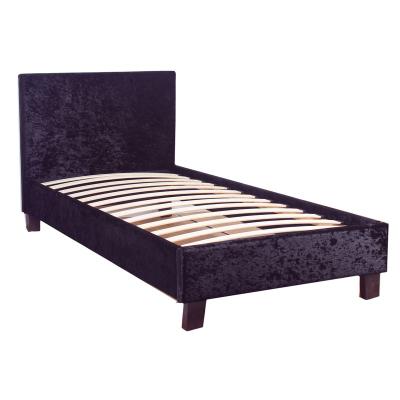 China Cozy Teak Wood Table Mental Godrej Almirah Modern Beds Design With Cheaper Price Simple Box Crushed Velvet Bed Furniture for sale