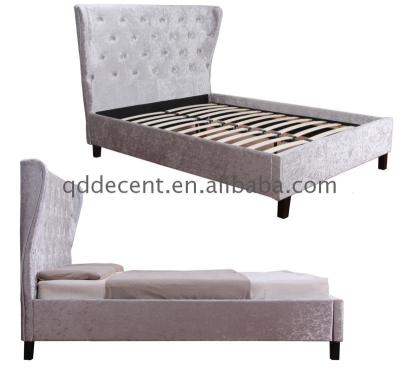 China High Quality Soft Bed Best Sofa Crushed Velvet Bed For Sale Philippines for sale