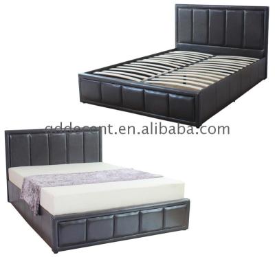 China Elegant Double Bed Gas Lift Bed Designs Soft Low Price With ISO9001 Certificate for sale