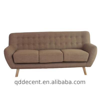 China Sofa Latest Cosmetics Sectional Sofa Designs 2017 Korean Style Canvas Cover Soft Material And Three Seats for sale