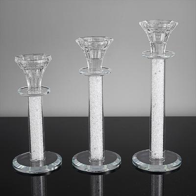 China Crystal Votive Candles Stands Single Head High Quality Romantic Crystal Glass Candle Holders Wedding Candle Glow Design Home Decoration for sale