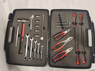 China Corrosion Resistant Titanium Industrial Tool Kit In Black Hard Plastic Case With Laser Logo for sale