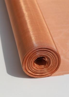 China Alkali Resistant Copper Wire Mesh Roll With Strong Tensile Strength for sale