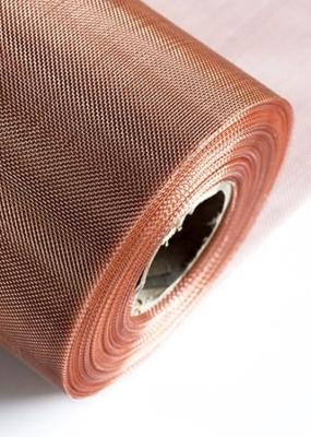 China Strong Tensile Strength Copper Wire Mesh Rolls For Protective Filtering Sieving for sale