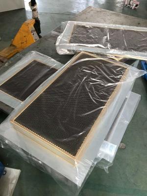 China Emc Emi Honeycomb Vent Panels Stainless Steel Core Material For Rf Shielding Room Te koop