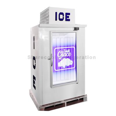 Chine verre de dégivrage mis en sac d'intérieur de marchandiseur de la glace 840L avec la LED à l'intérieur à vendre