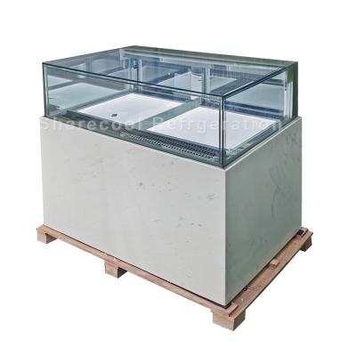 China CE Chocolate Display Refrigerator 110V 60Hz Refrigerated Chocolate Counter Display Case for sale