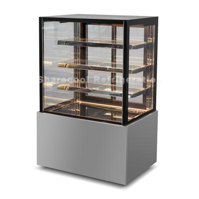 China 0.9m Stainless Steel Three shelves Cake Showcase Chiller Cake Display for sale