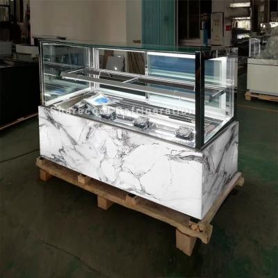 China Ultra Duidelijk Glas 2.0m de Harder van de Showcasecake voor de Inkt van de Cakevertoning het Schilderen Marmer Te koop