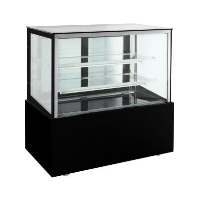 China 3 layer Right Angle Cake Display Refrigerator For Cake Shop Microcomputer Control for sale