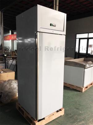 China Europe Standard Stainless Steel Upright Refrigerator R404a Refrigerant Lower Noise for sale