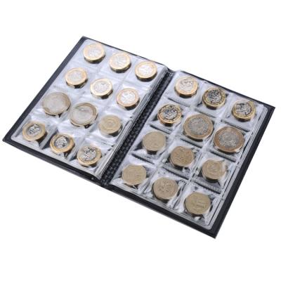 China Wholesale Popular PVC Customized 120 Clear PVC Pockets 3*3cm Coins Collectible Album for sale