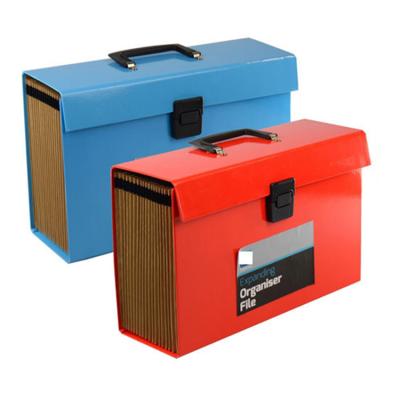 China Expanding A4 Archive Box is the perfect A4 19 Solution File Box Pocket Documents Organizer Expanding Large Format Paper Portfolio for sale