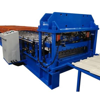 China Building Material Shops CLASSIC TILE ROOFING ROLL FORMING MACHINE for sale