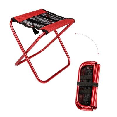 China Cup Holder Folding Fishing Chair Sit Portable Mini Outdoor Camping Fishing Barbecue Picnic Folding Chair for sale