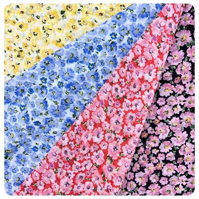 China Wholesale high quality wrinkle resistant 75D2800 fashion floral design polyester chiffon fabric print hijab scarf dress high for sale