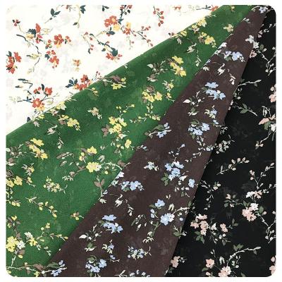 China Wrinkle Resistant 75D Fashion Polyester Fabric Printing Pattern 100% Chiffon Fabric For Women's Dressing for sale