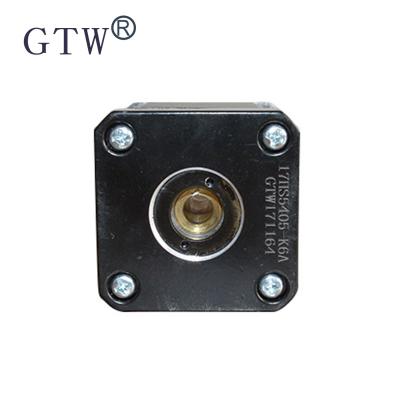 China Diameter 5mm NEMA 17 Hollow Double Shaft Stepper Motor Inside Control China Manufacturer for sale