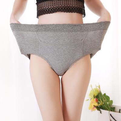 China Antibacterial medium cotton plus size high waist fat women's pants pocket hot palace ladies underwear triangle pants for sale