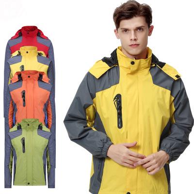 China Custom-made outdoor anorak jacket waterproof mountaineering riding autumn and winter wind jacket suit coat viable cold embroidery for sale