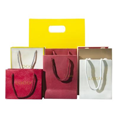 China Recycled Materials Wholesale Custom Private Label Small Gift Logo Bags Luxury For Shopping for sale