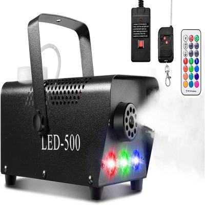 China Wholesales Business 500W RGB LED Smoke Fog Machine Stage Lighting Effect For Wedding DJ Show Concert Bar Party 0.4L for sale