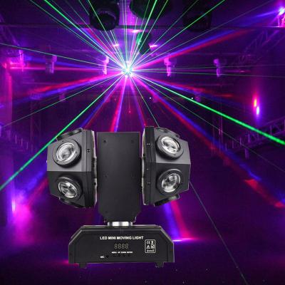 China Housand Wholesale Mix Color Disco Bar Show Party DJ RGBW 4in1 12 pcs *10w With Dual LED Stage Arms Beam Lighting Moving Head Light for sale