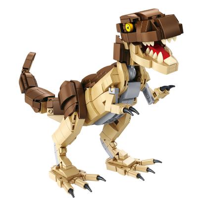 China TOY Panlos Dinosaurs MODEL and Fossils Tyrannosaurus Rex Building Block Toys Jurassic World Compatible with Legos Creative Toys for sale