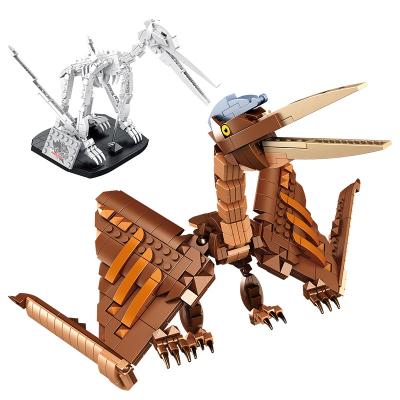 China Jurassic world dinosaur tyrannosaurus dinosaur MODEL TOY Panlos Pterosaurs and fossils building blocks building toys for sale