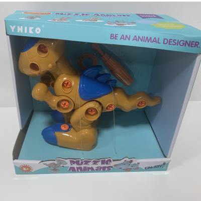 China New Design Display Toy Assemble Toys DIY Dragon Disassembly Animals Apart for sale