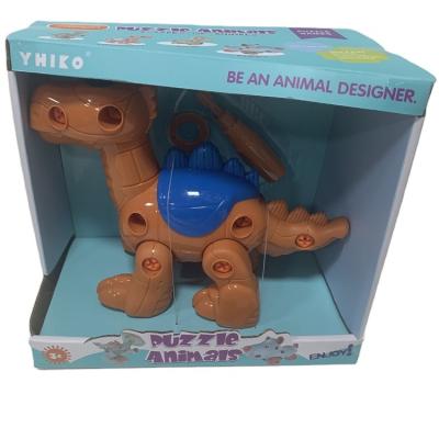 China Hot sale plastic cartoon disassembly toy diy display animals for sale