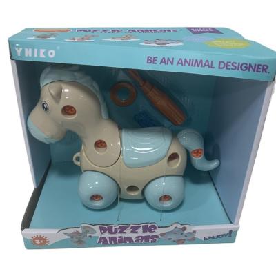 China Display Learning To Disassemble Play Dinosaur Disassemble Animal Toys For Children for sale