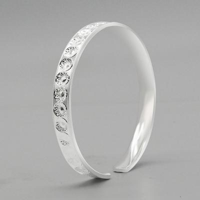 China 999 pure and fine silver CLASSIC bangle and bracelet for women and lady and girls as gift and present for sale