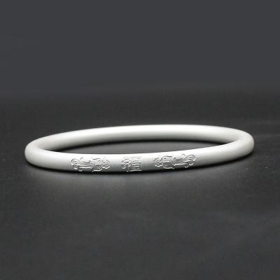 China High Quality Pure Firstmdaam 999 Jewelry Personality Bracelet Big For Silver Male And Female for sale