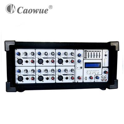 China Small Room Storage To Factory Price Spacious 6 Channel Powered Mixer Stereo Audio Mixer For Home for sale