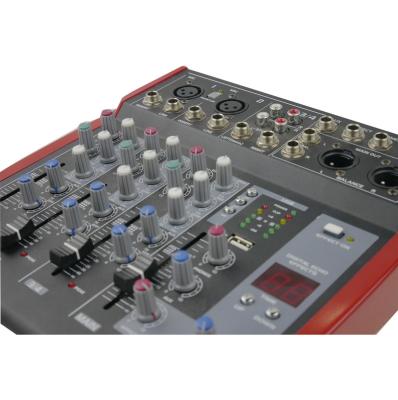 China Professional 4-8 Channels Mixer And USB Phones Input And Output Level For Power Sound System SX4ECHO for sale