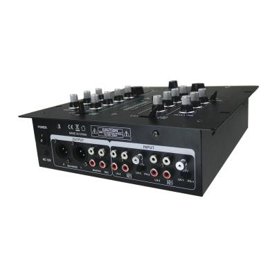 China Best Selling 2 Channel Stereo DJ Mixer Top Price 2 Channels For Sound DJ Audio Equipment Music Power Mixer for sale