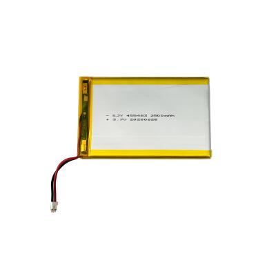 China Toys High Security 455483 2500mah 3.7V Deep Cycle Batteries Lithium Polymer Battery for sale