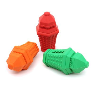 China Viable Dog Toy Super Holiday Chewer Dog Toys Bite Resistant Rubber Dog Chew Toy Lighthouse for sale