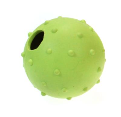 China New Cat Toys Music Cat Toy Viable Cat Chew Toy Rubber Spike Ball for sale