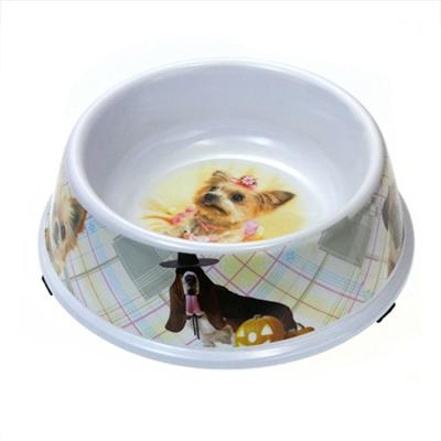 China Sustainable Deluxe Pet Bowls Rounded Pet Bowls Melamine Pet Bowls For Cats And Dogs for sale